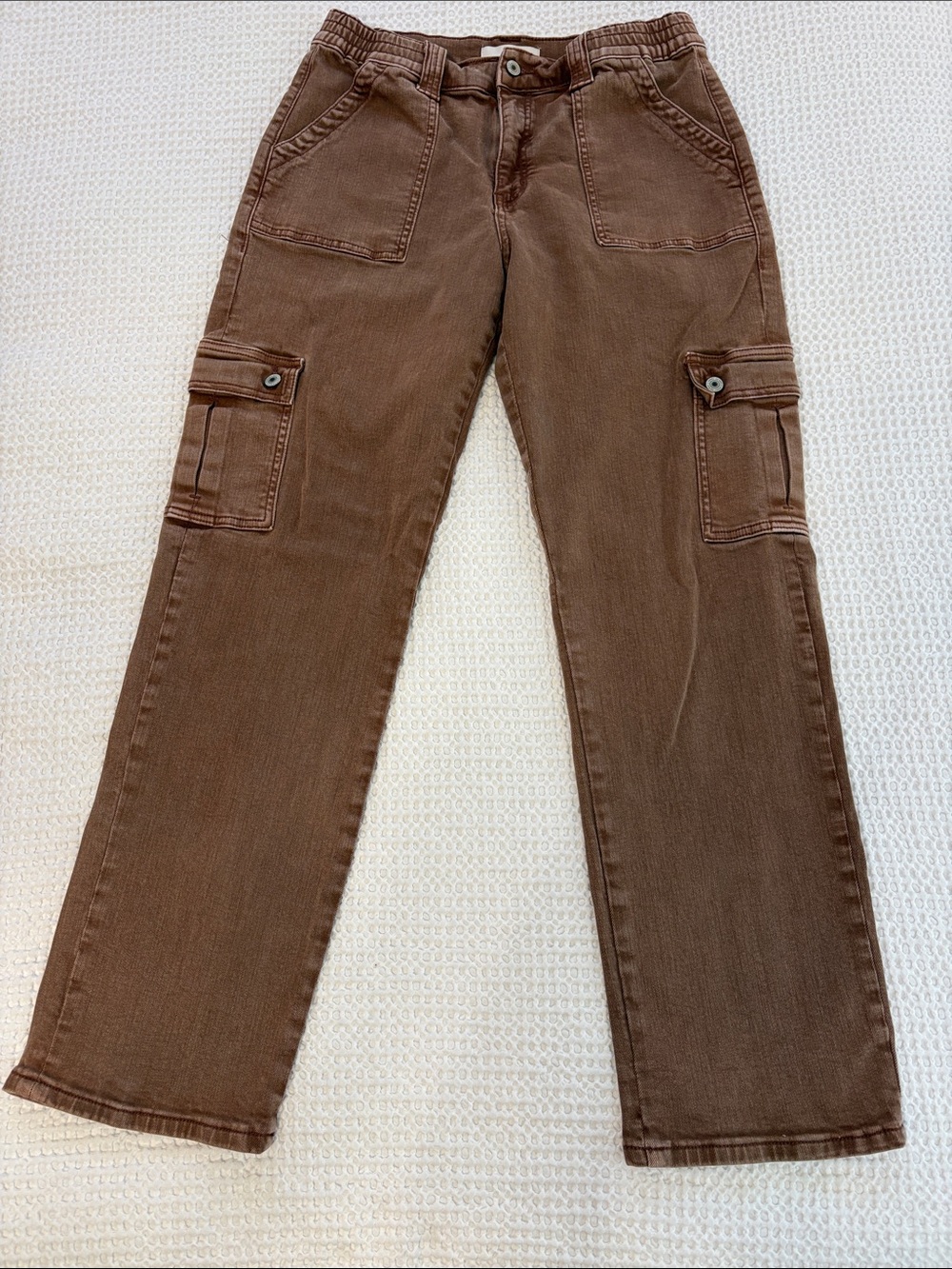 VERVET Women’s High-Rise Brown Jeans